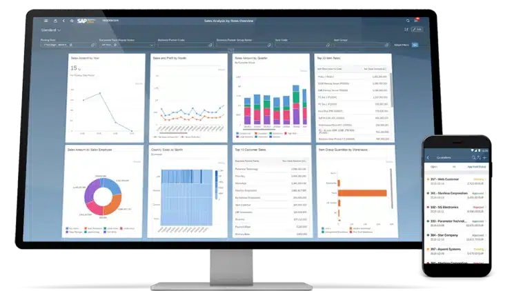 SAP Business One Dashboard