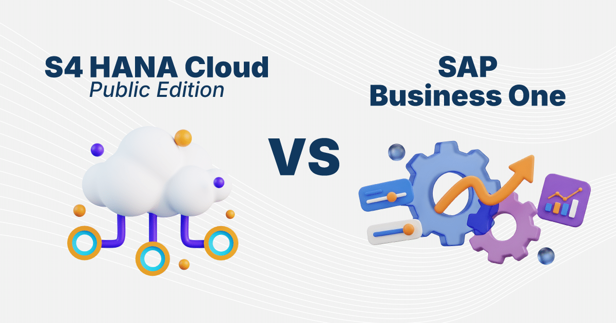Welches ERP ist das Richtige für Ihr Unternehmen: SAP Business One oder SAP S/4HANA Cloud Public Edition? Dieses Bild dient der Illustration des Artikels «ERP-Entscheidungshilfe von DATA UNIT AG»